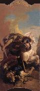 Giovanni Battista Tiepolo The death of t he consul Brutus in single combat with aruns France oil painting artist